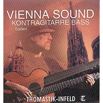 Thomastik-Infeld Thomastik Cuerdas para Bajo Vienés juego 9 cuerdas graves para guitarra de 15 cuerdas, núcleo de nylon, entorchado de acero plateado Thomastik-Infeld Thomastik Cuerdas para Bajo Vienés juego 9 cuerdas graves para guitarra de 15 cuerdas, núcleo de nylon, entorchado de acero plateado