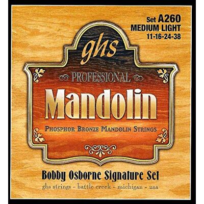 GHS Strings GHS a 260 Bobby OSB. Mandolina String Fósforo Bronce Light GHS Strings GHS a 260 Bobby OSB. Mandolina String Fósforo Bronce Light