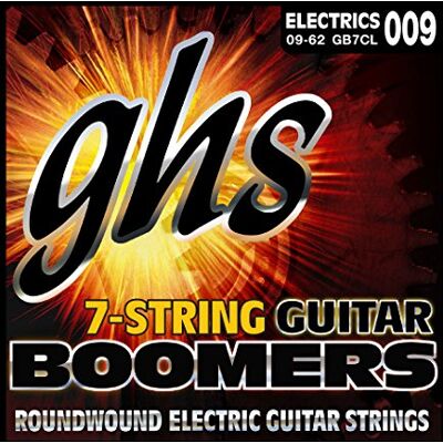 GHS Strings GHS LUZ PERSONALIZADA BOOMER DE 7 CUERDAS 9-62 GHS Strings GHS LUZ PERSONALIZADA BOOMER DE 7 CUERDAS 9-62