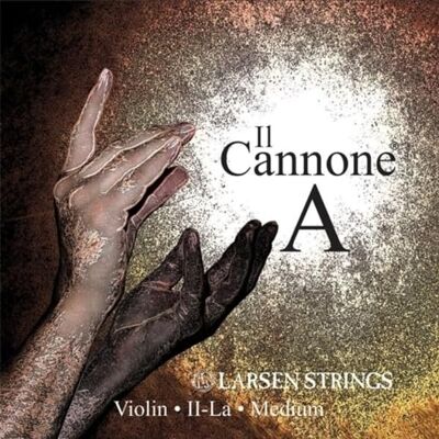 LARSEN STRINGS Violin Saiten II Cannone 4/4 Violín Medium Cuerda individual A, núcleo de nailon de fibra multifilamento, entorchado de aluminio, tensión 5,23/11.50 LARSEN STRINGS Violin Saiten II Cannone 4/4 Violín Medium Cuerda individual A, núcleo de nailon de fibra multifilamento, entorchado de aluminio, tensión 5,23/11.50