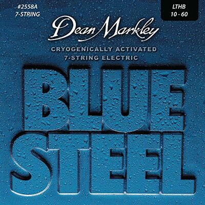 Dean Markley Puntas para guitarra eléctrica, acero azul, 7 str 10 – 60 Dean Markley Puntas para guitarra eléctrica, acero azul, 7 str 10 – 60