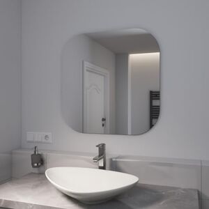 EMKE Espejo Cuadrado de baño, Espejos de Pared para tocador, Espejos de Pared sin Marco, Espejos Colgantes Decorativos para baño, Sala de Estar, entradas y Pasillo, 60 x 60 mm EMKE Espejo Cuadrado de baño, Espejos de Pared para tocador, Espejos de Pared sin Marco, Espejos Colgantes Decorativos para baño, Sala de Estar, entradas y Pasillo, 60 x 60 mm