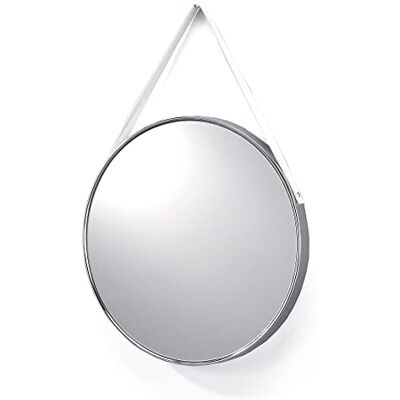 ORESTELUCHETTA Espejo de pared en acero Ø.42,5 - Wall Mirror ORESTELUCHETTA Espejo de pared en acero Ø.42,5 - Wall Mirror