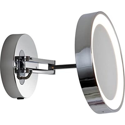 Astro Catena LED, espejo de aumento para baño en cromo pulido Diseñado en Gran Bretaña Tira de LED con clasificación IP44- Astro Catena LED, espejo de aumento para baño en cromo pulido Diseñado en Gran Bretaña Tira de LED con clasificación IP44-