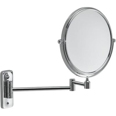 Gedy Gaia Espejo de Aumento, Espejo Maquillaje de Pared, 2 Caras, 3X, Extensible, Cromo, Acero INOX y Cristal, 23-26 x 2-29,5 x 30 Gedy Gaia Espejo de Aumento, Espejo Maquillaje de Pared, 2 Caras, 3X, Extensible, Cromo, Acero INOX y Cristal, 23-26 x 2-29,5 x 30