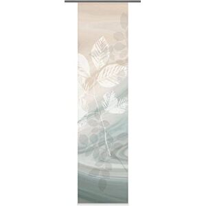 Home Fashion Toupillon Panel japonés con impresión Digital (con rieles y sujeciones, 245 x 60 cm), Color Verde y marrón Home Fashion Toupillon Panel japonés con impresión Digital (con rieles y sujeciones, 245 x 60 cm), Color Verde y marrón