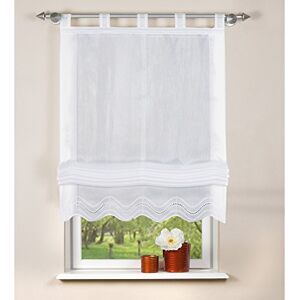Home Fashion 79252-801 Estor (batista, 140 x 140 cm), color blanco Home Fashion 79252-801 Estor (batista, 140 x 140 cm), color blanco