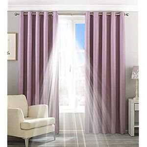 Riva Home Paneles Paoletti Dos De Cortina, Poliéster, Malva, 90 X 90 (229 X 229 Cm) Riva Home Paneles Paoletti Dos De Cortina, Poliéster, Malva, 90 X 90 (229 X 229 Cm)
