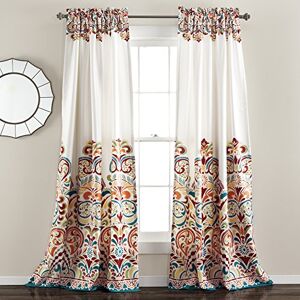Cortinas Oscurecedoras Bohemias con Patrón Paisley de Lush Decor Clara Cortinas Oscurecedoras Bohemias con Patrón Paisley de Lush Decor Clara