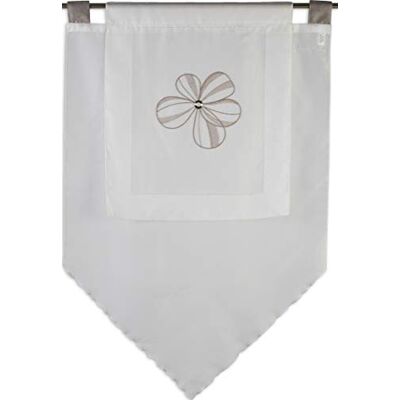 Startex Design-Kuvertstore 2230 - Cortina de Voile con Flores Startex Design-Kuvertstore 2230 - Cortina de Voile con Flores