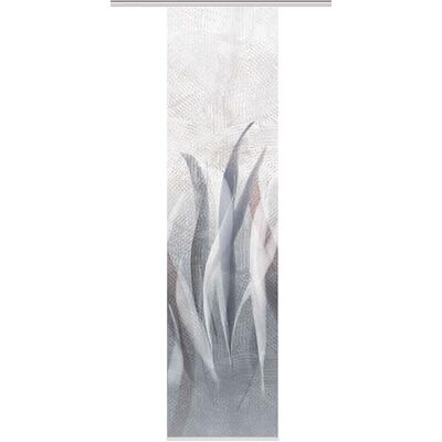 HOME WOHNIDEEN SIRALIO Cortina corredera, Aspecto de Seda, 245 x 60 cm, Estampado de Plantas, Color: Azul grisáceo, tamaño: 245 x 60 cm, cantidad: 1 x HOME WOHNIDEEN SIRALIO Cortina corredera, Aspecto de Seda, 245 x 60 cm, Estampado de Plantas, Color: Azul grisáceo, tamaño: 245 x 60 cm, cantidad: 1 x