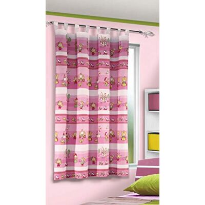 Albani Just Contempo Cortina con 8 Trabillas (160 x 135 cm), Color Rosa Albani Just Contempo Cortina con 8 Trabillas (160 x 135 cm), Color Rosa