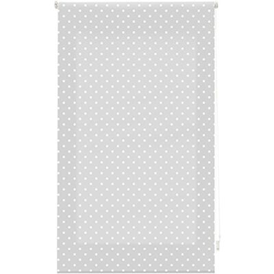 Blindecor Estor Enrollable, Tela , Gris con motas blancas , 100 x 180 cm Blindecor Estor Enrollable, Tela , Gris con motas blancas , 100 x 180 cm