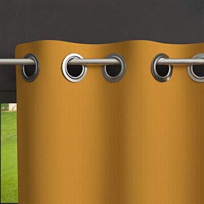 Cortina Boheme Mostaza Soleil d'Ocre - Bloqueador de luz con estilo Poliéster 135x250cm Cortina Boheme Mostaza Soleil d'Ocre - Bloqueador de luz con estilo Poliéster 135x250cm