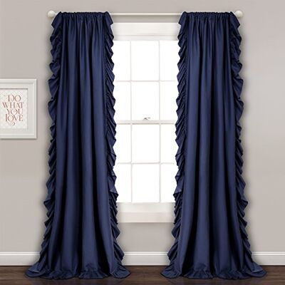 Lush Decor Reyna Juego de Cortinas Azules Marino - Juego de Cortinas Lush Decor Reyna Juego de Cortinas Azules Marino - Juego de Cortinas