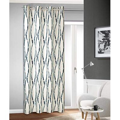 Albani Pañuelo con 8 Ojales, 245 x 135 cm, Beige, Azul, 245x135 cm Albani Pañuelo con 8 Ojales, 245 x 135 cm, Beige, Azul, 245x135 cm
