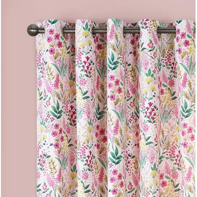 Catherine Lansfield Tilly Cortinas Reversibles Florales - 66'' x 90'' Rosa Catherine Lansfield Tilly Cortinas Reversibles Florales - 66'' x 90'' Rosa
