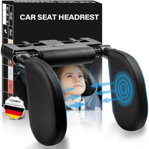 ZOBMIO Reposacabezas Coche Reposacabezas Coche Niño 360 Grados Reposacabezas Lateral Del Coche Ajustable de Cuero Transpirable Apoya Cabeza Coche para Adultos Niño Negro ZOBMIO Reposacabezas Coche Reposacabezas Coche Niño 360 Grados Reposacabezas Lateral Del Coche Ajustable de Cuero Transpirable Apoya Cabeza Coche para Adultos Niño Negro