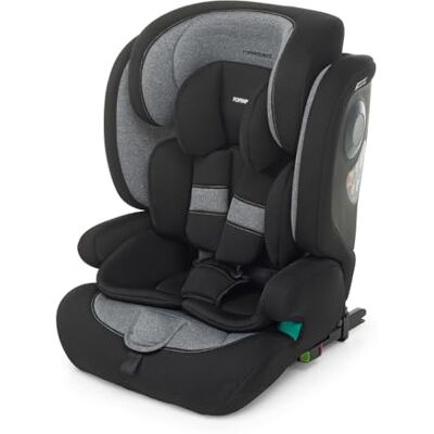Foppapedretti Silla de coche Tender I-Size de 76 y 150 cm de altura, prueba de impacto lateral Safe Body Protection, doble homologación (con y sin Isofix), protección Comfort Kid Pad, Carbon Foppapedretti Silla de coche Tender I-Size de 76 y 150 cm de altura, prueba de impacto lateral Safe Body Protection, doble homologación (con y sin Isofix), protección Comfort Kid Pad, Carbon