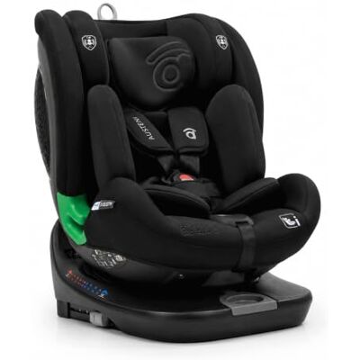Asalvo Silla de Coche bebé i-Size 40-150 cm Giratoria 360° con ISOFIX y Top Tether, Contramarcha hasta 105 cm, Reposacabezas 10 Posiciones, Reductor Incluido – Austen Asalvo Silla de Coche bebé i-Size 40-150 cm Giratoria 360° con ISOFIX y Top Tether, Contramarcha hasta 105 cm, Reposacabezas 10 Posiciones, Reductor Incluido – Austen