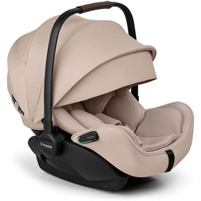 Bugaboo Otter by Nuna Silla de coche i-Size, compatible con base 360 reclinable hasta posición horizontal, capota UPF 50+, espuma viscoelástica, para bebés de 0-15 meses, Desert Taupe Mélange Bugaboo Otter by Nuna Silla de coche i-Size, compatible con base 360 reclinable hasta posición horizontal, capota UPF 50+, espuma viscoelástica, para bebés de 0-15 meses, Desert Taupe Mélange