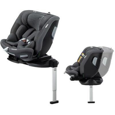 Bebeconfort RevolveFix Max 360 i-Size con SLIDETECH®, Element Graphite 0-12 Años (40-150 cm), Silla Coche 360 ISOFIX & SLIDETECH, Instalación con Pata de Apoyo, 10 Posiciones de Reclinación Bebeconfort RevolveFix Max 360 i-Size con SLIDETECH®, Element Graphite 0-12 Años (40-150 cm), Silla Coche 360 ISOFIX & SLIDETECH, Instalación con Pata de Apoyo, 10 Posiciones de Reclinación