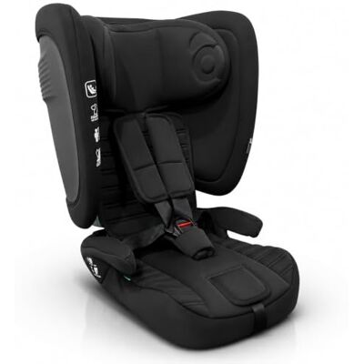 Asalvo Silla de coche i-Size evolutiva 76-150 cm Homologada ECE R129, arnés 5 puntos, respaldo reclinable y autoajustable, protección lateral Neocare Negra Asalvo Silla de coche i-Size evolutiva 76-150 cm Homologada ECE R129, arnés 5 puntos, respaldo reclinable y autoajustable, protección lateral Neocare Negra