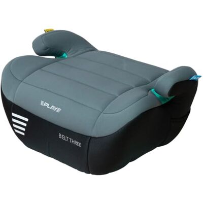 Play Belt Three Elevador de Coche para Niños de 125 a 150 cm, Normativa R129 sin Isofix, Color Gris Play Belt Three Elevador de Coche para Niños de 125 a 150 cm, Normativa R129 sin Isofix, Color Gris