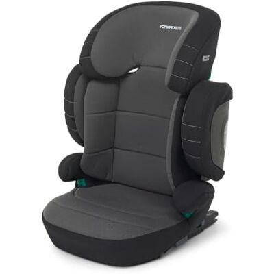 Foppapedretti Asiento para coche Open I-Size, para niños de 100 a 150 cm de altura, 3-12 años, conforme ECE R129, fijación Dualfix (Isofix y non), protección contra impactos laterales, desenfundable, Foppapedretti Asiento para coche Open I-Size, para niños de 100 a 150 cm de altura, 3-12 años, conforme ECE R129, fijación Dualfix (Isofix y non), protección contra impactos laterales, desenfundable,
