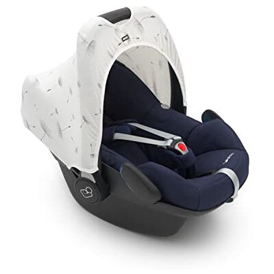 Dooky Hoody Protección Solar para Portabebés de Bebe o Cochecitos de Niño (Diseño Dandelion, Incl.Protección Uv 40+, Grupo de Edad 0+, Universal Adecuado Para la Mayoría de las Marcas) 126375, Blanco Dooky Hoody Protección Solar para Portabebés de Bebe o Cochecitos de Niño (Diseño Dandelion, Incl.Protección Uv 40+, Grupo de Edad 0+, Universal Adecuado Para la Mayoría de las Marcas) 126375, Blanco