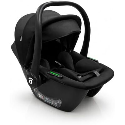 Asalvo Silla de auto recién nacido (Grupo 0+) i-Size a contramarcha Homologada ECE R129, reposacabezas 8 posiciones, reductor incluido, capota extensible, ultraligera 2,80 kg Mimmo Negra Asalvo Silla de auto recién nacido (Grupo 0+) i-Size a contramarcha Homologada ECE R129, reposacabezas 8 posiciones, reductor incluido, capota extensible, ultraligera 2,80 kg Mimmo Negra