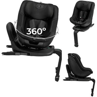 Kinderkraft I-GUARD PRO i-Size silla de coche 61-105 cm, giratoria 360°, ISOFIX, pata de apoyo, arnés de 5 puntos, Negro Kinderkraft I-GUARD PRO i-Size silla de coche 61-105 cm, giratoria 360°, ISOFIX, pata de apoyo, arnés de 5 puntos, Negro