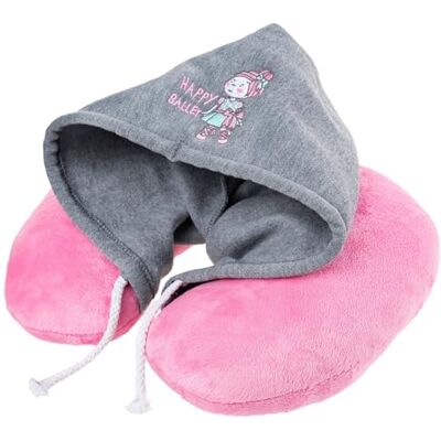 Walser Rollo de Cuello con Capucha Muñeca de Ballet, Soporte de Cuello-Niños, Almohada de Viaje-Auto, Almohada de Soporte de Cuello, rosa Walser Rollo de Cuello con Capucha Muñeca de Ballet, Soporte de Cuello-Niños, Almohada de Viaje-Auto, Almohada de Soporte de Cuello, rosa