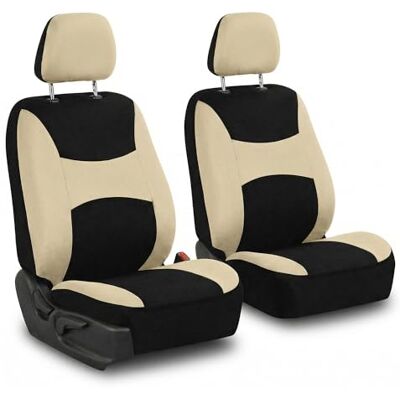 FH GROUP Juego de Fundas para Asientos Delanteros de automóvil, de Tela, para Asientos de Respaldo bajo con reposacabezas extraíbles, Ajuste Universal, compatibles con Bolsa de Aire para SUV, sedán, FH GROUP Juego de Fundas para Asientos Delanteros de automóvil, de Tela, para Asientos de Respaldo bajo con reposacabezas extraíbles, Ajuste Universal, compatibles con Bolsa de Aire para SUV, sedán,