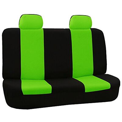 FH GROUP Car Seat Cover Rear Seat Cover for Back Seat Cloth Universal Fit for Cars with Solid Bench, Green Car Seat Protector for Dogs and Kids, Car Interior Accessories for SUV, Sedan and Van FH GROUP Car Seat Cover Rear Seat Cover for Back Seat Cloth Universal Fit for Cars with Solid Bench, Green Car Seat Protector for Dogs and Kids, Car Interior Accessories for SUV, Sedan and Van