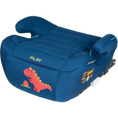 Play Three Fix. Elevador coche Grupo 3 para niños de 6-12 años, 125-150 cm con isofix. Extra Cómodo. (Azul Dino) Play Three Fix. Elevador coche Grupo 3 para niños de 6-12 años, 125-150 cm con isofix. Extra Cómodo. (Azul Dino)