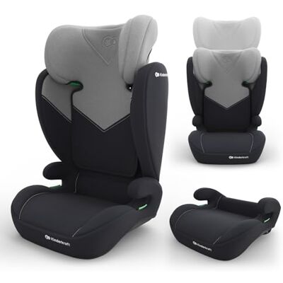 Kinderkraft I-SPARK 2 PRO Silla de Coche i-Size 100-150 cm, Gris Kinderkraft I-SPARK 2 PRO Silla de Coche i-Size 100-150 cm, Gris