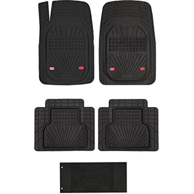 BREMER SITZBEZÜGE Alfombrillas Antideslizantes de Goma para Todo el año, para Coche, camión, autobús, SUV o Caravana, Accesorios de 5 Piezas BREMER SITZBEZÜGE Alfombrillas Antideslizantes de Goma para Todo el año, para Coche, camión, autobús, SUV o Caravana, Accesorios de 5 Piezas