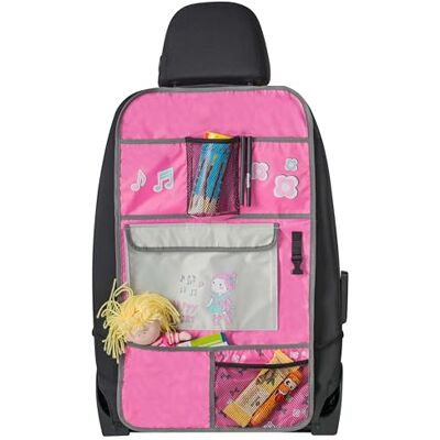 Walser Organizador del asiento del coche para niños, protector del respaldo coche muñecas de ballet, protector trasero del coche aprox. 70x40 cm rosa Walser Organizador del asiento del coche para niños, protector del respaldo coche muñecas de ballet, protector trasero del coche aprox. 70x40 cm rosa