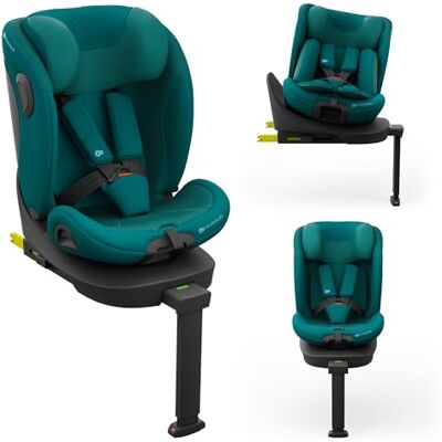 Kinderkraft I-360 2 PRO Silla de coche, I-SIZE 40-150 cm, Isofix, Silla coche bebé, para niños, Ajustable, Sillade, RWF, FWF, Asiento de coche, 360º, Grupo 0+/1/2/3, 0-36 kg, Verde Kinderkraft I-360 2 PRO Silla de coche, I-SIZE 40-150 cm, Isofix, Silla coche bebé, para niños, Ajustable, Sillade, RWF, FWF, Asiento de coche, 360º, Grupo 0+/1/2/3, 0-36 kg, Verde