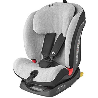 Maxi-Cosi Funda para Silla de Coche Titan/Titan Plus, funda protectora de algodon, Fresh Grey, Gris Maxi-Cosi Funda para Silla de Coche Titan/Titan Plus, funda protectora de algodon, Fresh Grey, Gris