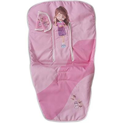 Babyline Funda Sila Bebé Universal + Cubre Arnés, Hipotérmica, Transpirable, Hipoalergénica e Hipersuave, Tejido trasero 3D, Solapa Engomada Superior (Beauty Girl) Babyline Funda Sila Bebé Universal + Cubre Arnés, Hipotérmica, Transpirable, Hipoalergénica e Hipersuave, Tejido trasero 3D, Solapa Engomada Superior (Beauty Girl)