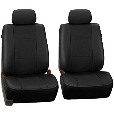 FH GROUP Juego de Fundas de Asiento de Coche de Piel sintética para Asiento de Respaldo bajo con reposacabezas extraíble, Ajuste Universal, Compatible con Bolsa de Aire para SUV, Furgoneta, Color FH GROUP Juego de Fundas de Asiento de Coche de Piel sintética para Asiento de Respaldo bajo con reposacabezas extraíble, Ajuste Universal, Compatible con Bolsa de Aire para SUV, Furgoneta, Color