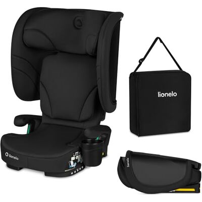 lionelo Orin Silla Coche i-Size 100–150 cm, ISOFIX, Silla Coche Plegable y Ligera para Viaje, Reposacabezas 14 Posiciones, Respaldo Reclinable, Asiento Niños Grupo 2/3, asiento coche niños 4 años lionelo Orin Silla Coche i-Size 100–150 cm, ISOFIX, Silla Coche Plegable y Ligera para Viaje, Reposacabezas 14 Posiciones, Respaldo Reclinable, Asiento Niños Grupo 2/3, asiento coche niños 4 años