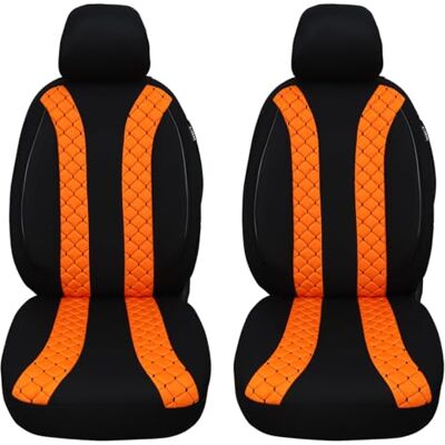 BREMER SITZBEZÜGE Fundas de Asiento a Medida para Asientos de Coche compatibles con BMW X1 F48 2015, Conductor y copiloto, Fundas Protectoras de Asiento FB: (Negro/Naranja) BREMER SITZBEZÜGE Fundas de Asiento a Medida para Asientos de Coche compatibles con BMW X1 F48 2015, Conductor y copiloto, Fundas Protectoras de Asiento FB: (Negro/Naranja)
