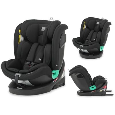 Deryan Silla de coche para niños Colin 360° i-Size (40-150 cm), 0-12 años, 0-36 kg, Montaje con isofix de seguridad, reposacabezas y respaldo ajustables, R129 (Negro) Deryan Silla de coche para niños Colin 360° i-Size (40-150 cm), 0-12 años, 0-36 kg, Montaje con isofix de seguridad, reposacabezas y respaldo ajustables, R129 (Negro)