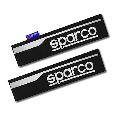 Sparco juego 2 almohadillas cinturon negra Sparco juego 2 almohadillas cinturon negra