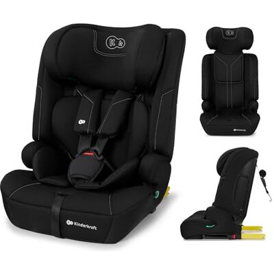 Kinderkraft SAFETY FIX 3 PRO, Silla de Coche i-Size 76–150 cm, ISOFIX, Top Tether, Protección Lateral H-GUARD, Arnés 5 Puntos, Funda Lavable, Fácil Instalación, Negro Kinderkraft SAFETY FIX 3 PRO, Silla de Coche i-Size 76–150 cm, ISOFIX, Top Tether, Protección Lateral H-GUARD, Arnés 5 Puntos, Funda Lavable, Fácil Instalación, Negro