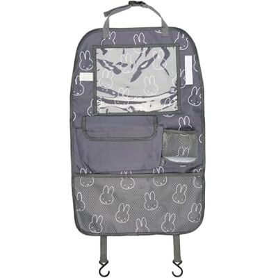 Dooky Organizador Miffy para el asiento trasero del coche (snacks y accesorios, bolsillo para tablet de 26 × 20 cm, fácil de fijar y con un diseño elegante) Dooky Organizador Miffy para el asiento trasero del coche (snacks y accesorios, bolsillo para tablet de 26 × 20 cm, fácil de fijar y con un diseño elegante)