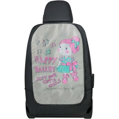 Walser Protector de Respaldo-Coche, Protector de Asiento Trasero Niños Muñeca de Ballet, Protección contra la suciedad, Trasero 62x40cm rosa Walser Protector de Respaldo-Coche, Protector de Asiento Trasero Niños Muñeca de Ballet, Protección contra la suciedad, Trasero 62x40cm rosa